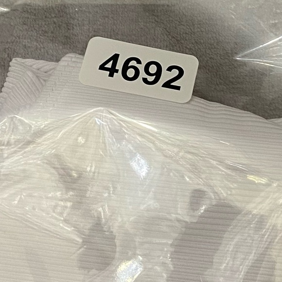 New! Beach Riot Reese White Ribbed One Piece Swimsuit  24692 - Picture 6 of 7